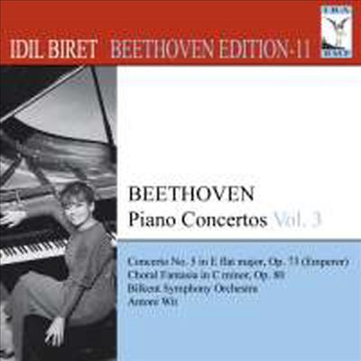 베토벤 : 피아노 협주곡 5번 '황제' & 합창 환상곡 (Beethoven : Piano Concerto No.5 & Choral Fantasy)(CD) - Idil Biret