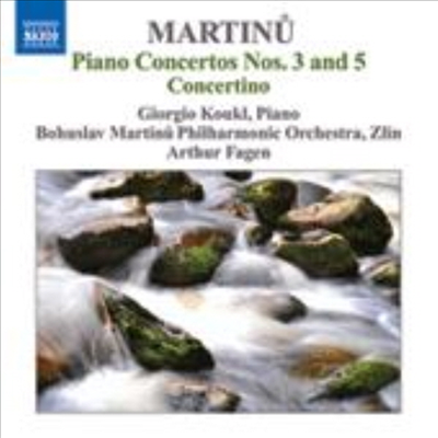 마르티누 : 피아노 협주곡 3, 5번, 피아노 콘체르티노 (Martinu : Piano Concerto No.3, 5 &amp; Piano Concertino, H.269)(CD) - Giorgio Koukl