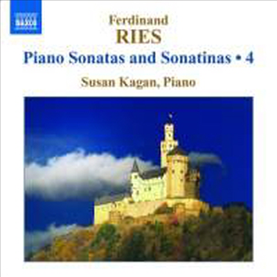 리스 : 피아노 소나타 D장조, 피아노 소나타 Ab장조 (Ferdinand Ries : Piano Sonatas and Sonatinas Volume 4)(CD) - Susan Kagan
