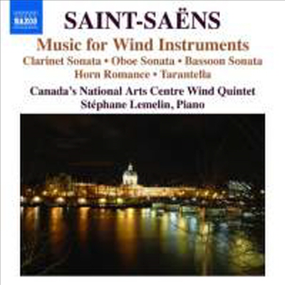 생상 : 클라리넷 소나타, 바순 소나타, 오보에 소나타 (Saint-Saens : Music for Wind Instruments)(CD) - Canada&#39;s National Arts Centre Wind Quintet