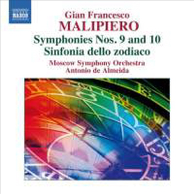 말리피에로 : 교향곡 9, 10번 & 황도 12궁의 신포니아 (Malipiero : The Symphonies Volume 5)(CD) - Antonio de Almeida