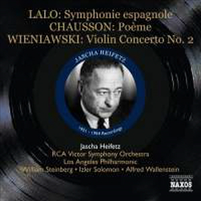 랄로 : 스페인교향곡 & 비에냐프스키 : 바이올린 협주곡 2번 (Jascha Heifetz : 1951-1954 Recordings)(CD) - Jascha Heifetz