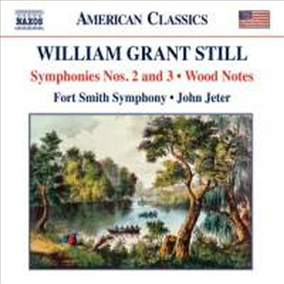 스틸 : 교향곡 2번 &#39;새로운 인종의 노래&#39;, 교향곡 3번 &#39;일요일&#39; (William Grant Still : Symphonies Nos. 2 &amp; 3 &amp; Wood Notes)(CD) - John Jeter