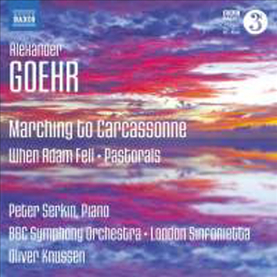 고어: 카르카손을 향한 행진, 전원곡 &amp; 아담이 타락했을 때 (Goehr: Marching To Carcassonne, Op. 75, Pastorals, Op. 19 &amp; When Adam Fell, Op. 89)(CD) - Oliver Knussen