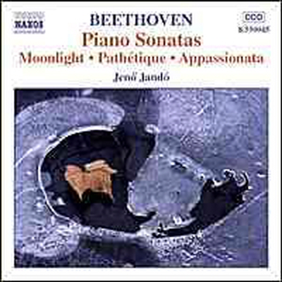 베토벤: 피아노 소나타 8 ' 비창', 14 '월광' & 23 '열정' (Beethoven: Piano Sonatas Nos.8 'Pathetique', 14 ‘Moonlight' & 23 'Appassionata') (CD) - Jeno Jando