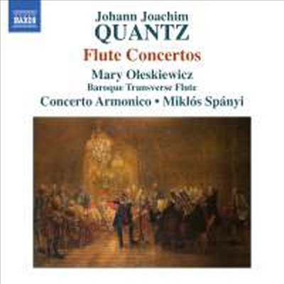 크반츠: 4개의 플루트 협주곡 (Quantz: 4 Flute Concertos)(CD) - Mary Oleskiewicz