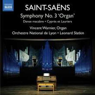 생상스: 교향곡 3번 &#39;오르간 교향곡&#39; &amp; 죽음의 무도 (Saint-Saens: Symphony No.3 &#39;Organ Symphony&#39; &amp; Danse macabre, Op. 40)(CD) - Leonard Slatkin