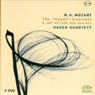 모차르트: 하이든 현악사중주집 (Mozart The `Haydn` Quartets) (2DVD) - Hagen Quartett