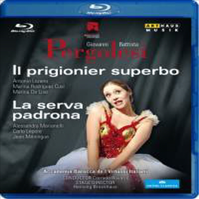 페르골레시: 하녀에서 마님으로 &amp; 명예로운 포로 (Pergolesi: Il Prigionier Superbo &amp; La Serva Padrona) (한글자막)(Blu-ray)(2012) - Corrado Rovaris