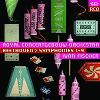 베토벤: 교향곡 전집 1번 - 9번 (Beethoven: Complete Symphonies Nos.1 - 9) (3Blu-ray) (2015)(Blu-ray) - Ivan Fischer