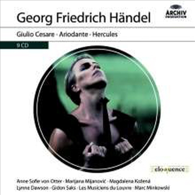 헨델: 3개의 오페라 &#39;줄리오 체사레&#39;, &#39;아리오단테&#39;, &#39;헤라클레스&#39; (Handel: 3 Opera &#39;Giulio Cesare in Egitto&#39;, &#39;Ariodante&#39;, &#39;Hercules&#39;) (9CD Boxset) - Anne Sofie von Otter