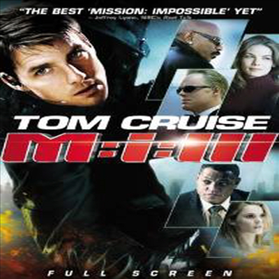 Mission: Impossible III (Full Screen Edition) (미션 임파서블 3)(지역코드1)(한글무자막)(DVD)