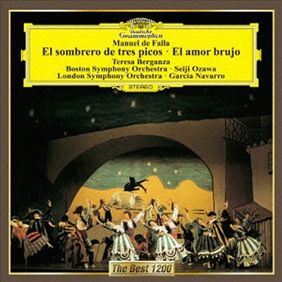 파야: 삼각 모자, 사랑은 마술사 (Falla: El Sombrero De Tres Picos, El Amor Brujo) (일본반)(CD) - Seiji Ozawa