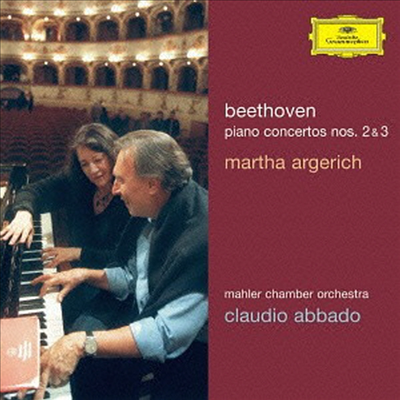 베토벤: 피아노 협주곡 2, 3번 (Beethoven: Piano Concertos Nos.2 &amp; 3 ) (SHM-CD)(일본반) - Martha Argerich
