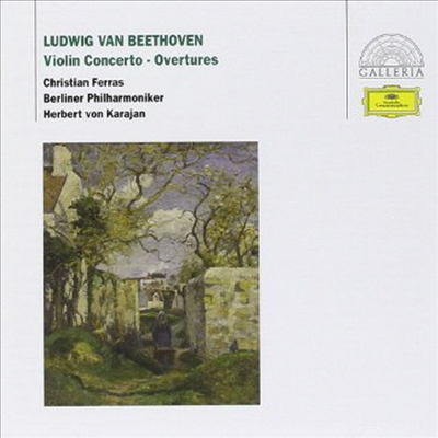 베토벤: 바이올린 협주곡, 3개의 서곡 (Beethoven: Violin Concerto, Overtures)(CD) - Cristian Ferras