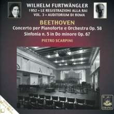 베토벤: 교향곡 5번, 피아노 협주곡 4번 (Beethoven: Symphony No.5, Piano Concerto No.4)(CD) - Wilhelm Furtwangler