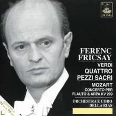 베르디: 성가 4편, 모차르트: 플루트와 하프 협주곡 (Verdi: Quattro Pezzi Sacri, Mozart: Concerto for Flute & Harp K.299)(CD) - Ferenc Fricsay