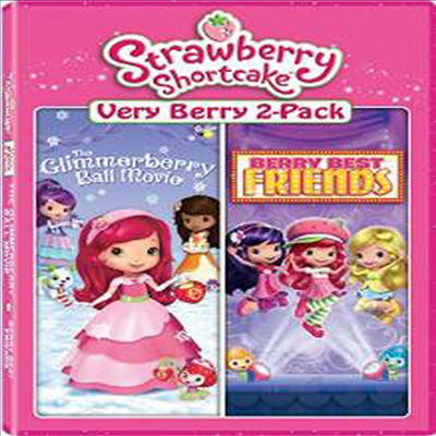 Strawberry Shortcake: Very Berry 2-Pack - The Glimmerberry Ball Movie / Berry Best Friends (스트로베리 쇼트케이크: 베리 베리 2-팩)(지역코드1)(한글무자막)(DVD)