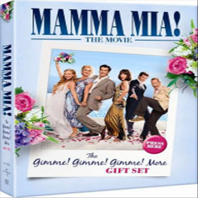 Mamma Mia: The Movie - The Gimme Gimme Gimme More Gift Set (맘마 미아 - 더 기미 기미 기미 모어 기프트 세트)(지역코드1)(한글무자막)(DVD)