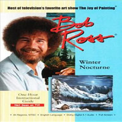 Bob Ross - The Joy Of Painting: Winter Nocturne (밥 로스 - 더 조이 오브 페인팅: 윈터 녹턴)(지역코드1)(한글무자막)(DVD)