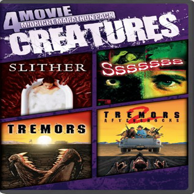 4 Movie Midnight Marathon Pack: Creatures (4 무비 미드나잇 마라톤 팩: 크리에이쳐스)(지역코드1)(한글무자막)(DVD)