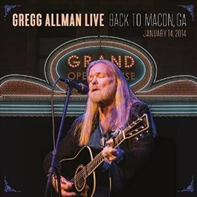 Gregg Allman - Gregg Allman Live: Back To Macon, GA (2CD)