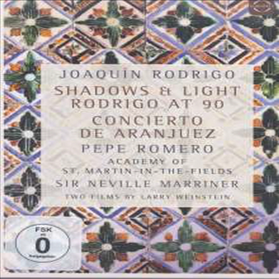 로드리고: 포트레이트 다큐멘터리 & 아랑훼스협주곡 실황 (Joaquin Rodrigo: Shadows & Light - Concierto de Aranjuez) (DVD) (2015) - Pepe Romero