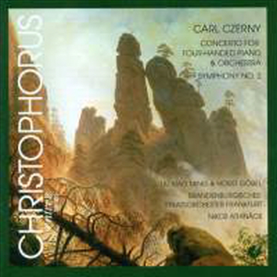 체르니: 네 손을 위한 피아노 협주곡 & 교향곡 2번 (Czerny: Concerto For Four Handed Piano and Orchestra & Symphony No.2)(CD) - Nikos Athinaos