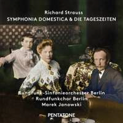 R.슈트라우스: 가정 교향곡 & 하루의 시간 (R.Strauss: Symphonia Domestica, Op. 53 & Die Tageszeiten, Op. 76) (SACD Hybrid) - Marek Janowski