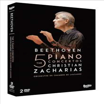 베토벤: 피아노 협주곡 1번 - 5번 전집 (Beethoven: Complete Piano Concertos Nos.1 - 5) (2DVD) (2015)(DVD) - Christian Zacharias