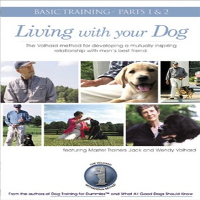 Living With Your Dog: Basic Training Parts 1 & 2 (리빙 위드 유어 독)(지역코드1)(한글무자막)(DVD)