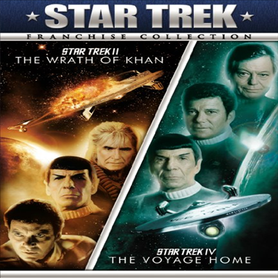 Star Trek II: The Wrath of Khan/Star Trek IV: The Voyage Home (스타 트렉 2 - 칸의 분노)(지역코드1)(한글무자막)(DVD)