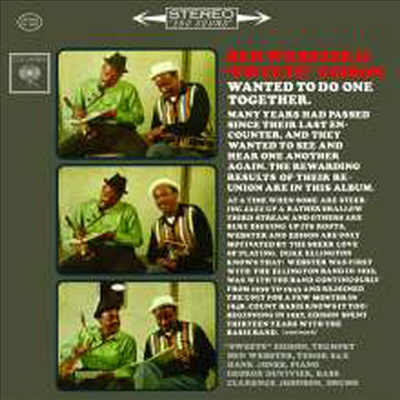 Ben Webster/Harry &quot;Sweets&quot; Edison - Wanted to Do One Together (Ltd. Ed)(DSD)(SACD Hybrid)