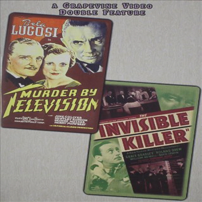 Murder By Television / Invisible Killer: Double Feature (머더 바이 텔레비전 / 인비저블 킬러)(한글무자막)(DVD)