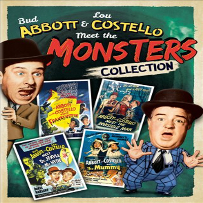 Abbott &amp; Costello Meet The Monsters Collection (애보트 앤 코스텔로 미트 더 몬스터스 컬렉션)(지역코드1)(한글무자막)(DVD)