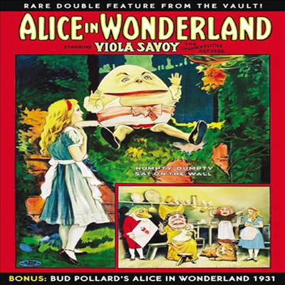 Alice In Wonderland: Double Feature (Silent) (이상한 나라의 앨리스)(한글무자막)(DVD)