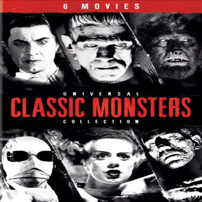 Universal Classic Monsters Collection (유니버설 클래식 몬스터스 컬렉션)(지역코드1)(한글무자막)(DVD)