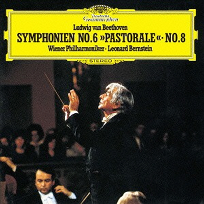 베토벤: 교향곡 6 '전원', 8번 (Beethoven: Symphonies No.6 'Pastoral' & No.8) (Ltd. Ed)(SHM-CD)(일본반) - Leonard Bernstein