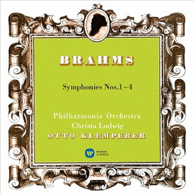 브람스: 교향곡 1-4번, 변주곡과 서곡 (Brahms: Complete Symphonies & Orchestral Works) (Ltd. Ed)(3SACD Hybrid)(일본반) - Otto Klemperer