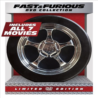 Fast & Furious 1-7 Collection - Limited Edition (분노의 질주 1~7)(지역코드1)(한글무자막)(DVD)