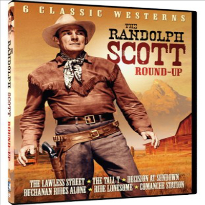 The Randolph Scott Round-Up: 6 Classic Westerns (더 랜돌프 스캇 라운드-업: 6 클래식 웨스턴스)(지역코드1)(한글무자막)(DVD)