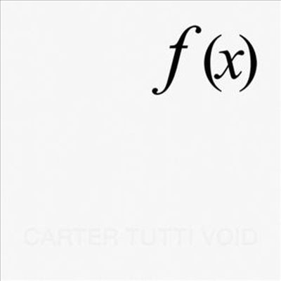 Carter Tutti Void - F (X)(CD)