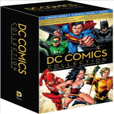 DC Comics Collection: 6 Graphic Novels + 6 Original Movies + Digital (DC 코믹스 컬렉션)(한글무자막)(Blu-ray)