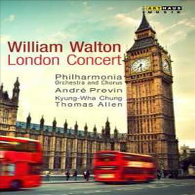 윌리엄 월턴: 바이올린 협주곡 & 칸타타 '벨샤자르의 향연' - 1982년 로열 페스티벌 홀 정경화 실황 (William Walton London Concert - Live from the Royal Festival Hall, London, 1982) (DVD) (2015) - Andre Pre