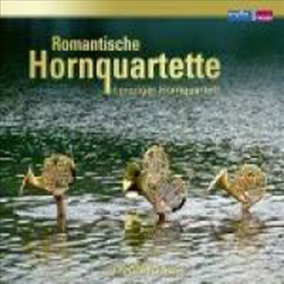 낭만전인 호른 사중주 작품집 (Romantic French Horn Quartets)(CD) - Leipziger Hornquartett