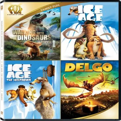 Walking With Dinosaurs / Ice Age / Ice Age: The Meltdown / Delgo (다이노소어 어드벤처 / 아이스 에이지 / 아이스 에이지 2 / 델고)(지역코드1)(한글무자막)(DVD)