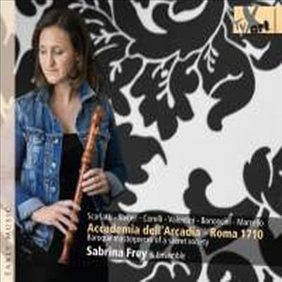1710 로마 - 이탈리아 플루트 소나타 작품집 (Accademia dell'Arcadia - Roma 1710)(CD) - Sabrina Frey Ensemble