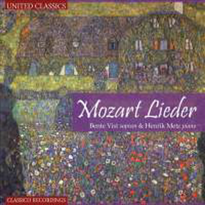 모차르트: 가곡집 (Mozart: Lieder)(CD) - Bente Vist