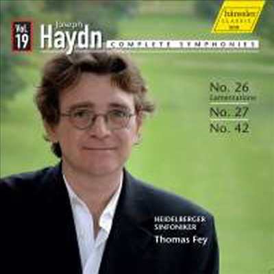 하이든: 교향곡 26번, 27번 & 42번 - 전곡 19집 (Haydn: Symphonies Nos.26, 27 & 42 Complete Vol.19)(CD) - Thomas Fey