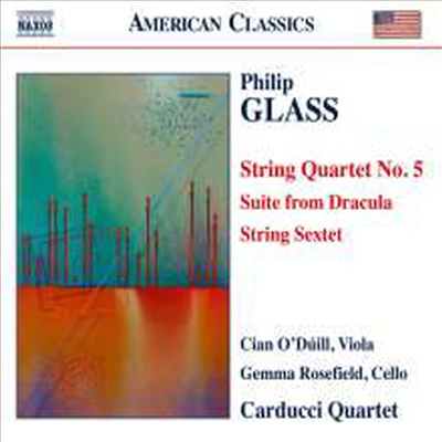 글래스: 현악 사중주 5번, 드라큘라 모음곡 (Glass: String Quartet No.5, Film Music &#39;Dracula&#39; Suite)(CD) - Carducci String Quartet